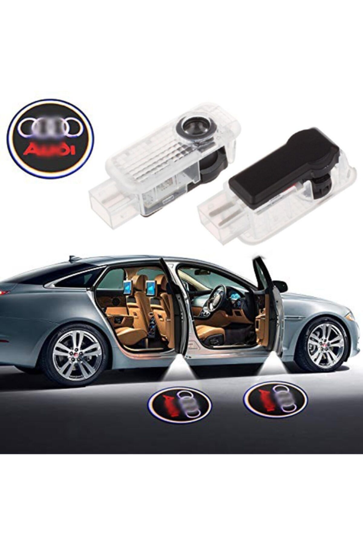 Universal Audi A4 Kapı Altı Hayalet Logo Orjinal Lazer Led 2009-2015