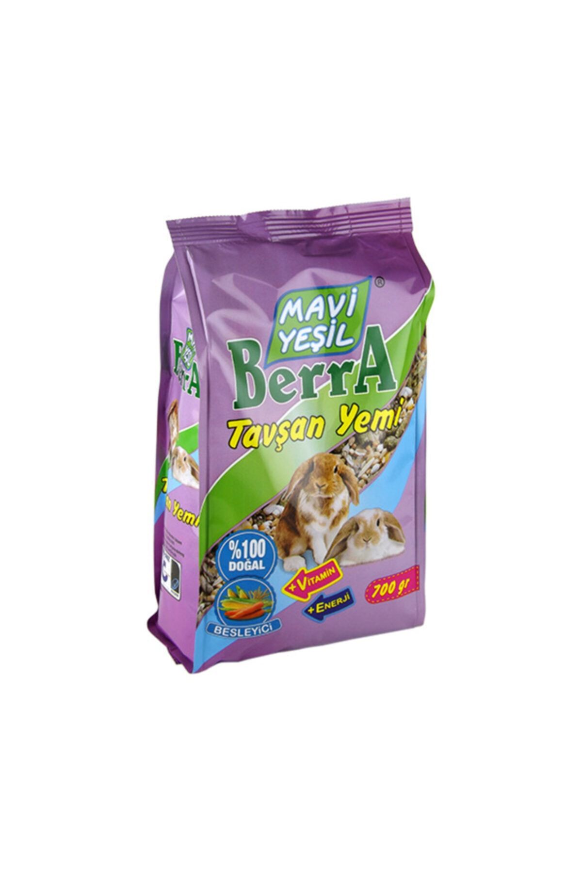 Mavi Yeşil Berra Tavşan Yemi 6 Lı