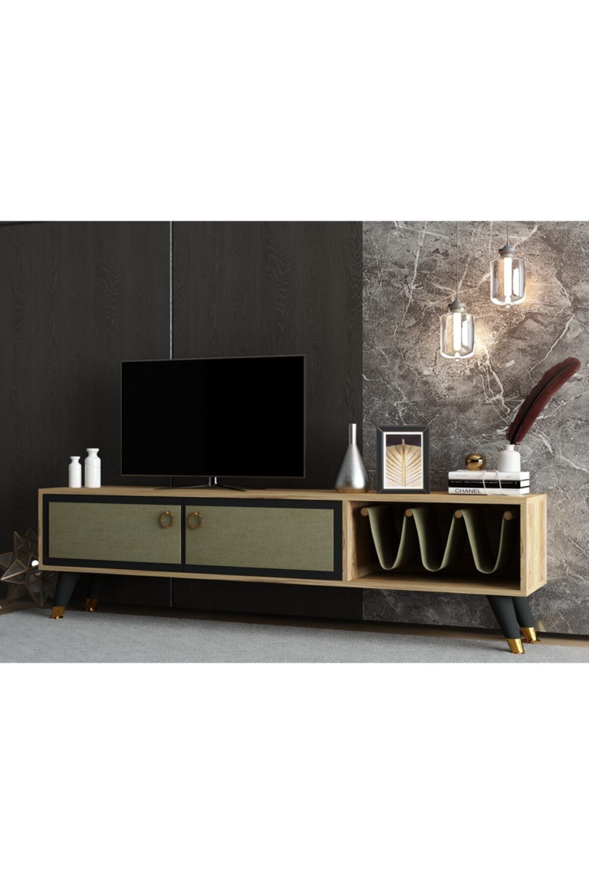 ayaz home Gold Tv Ünitesi