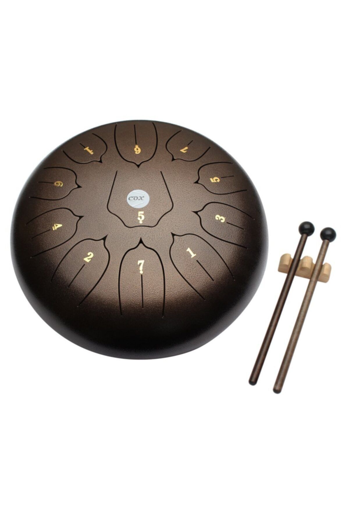 Cox Steel Tongue Drum - Kahverengi