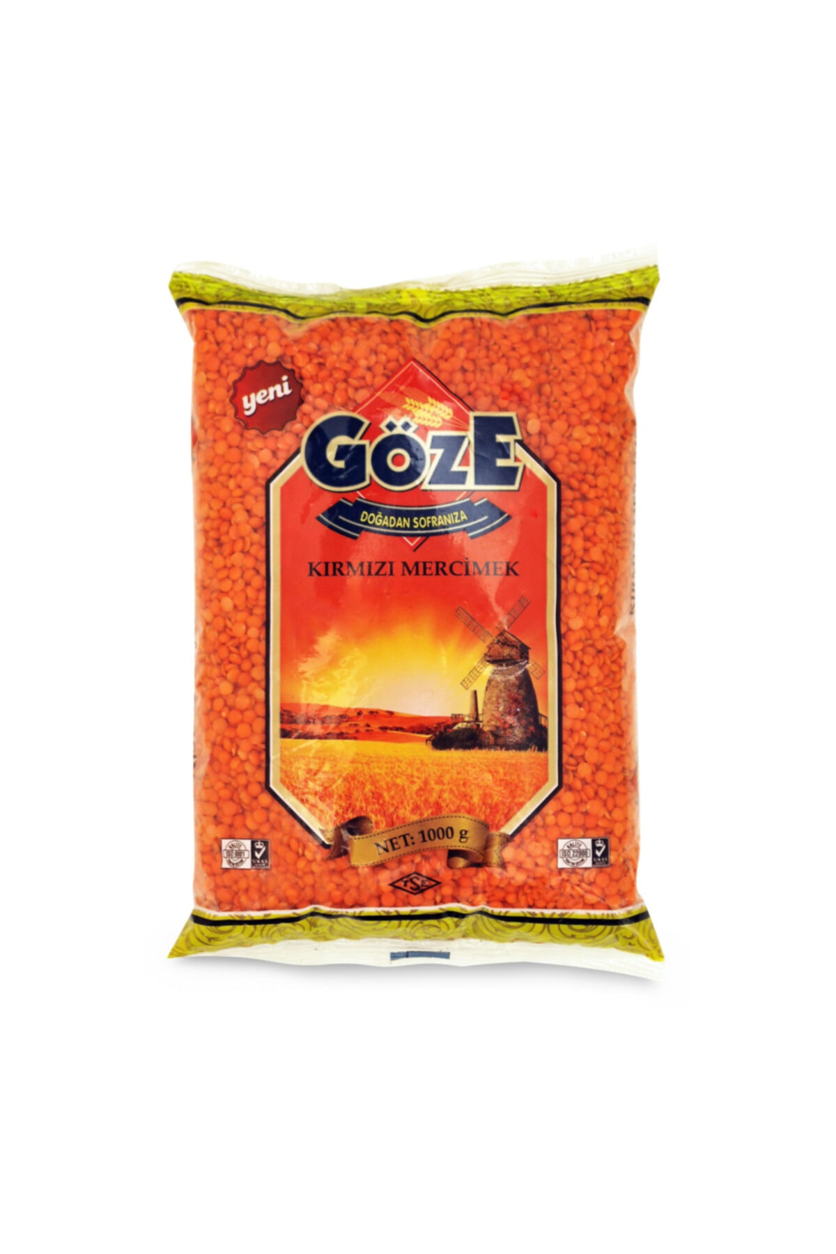 GÖZE Kırmızı Mercimek 1 kg