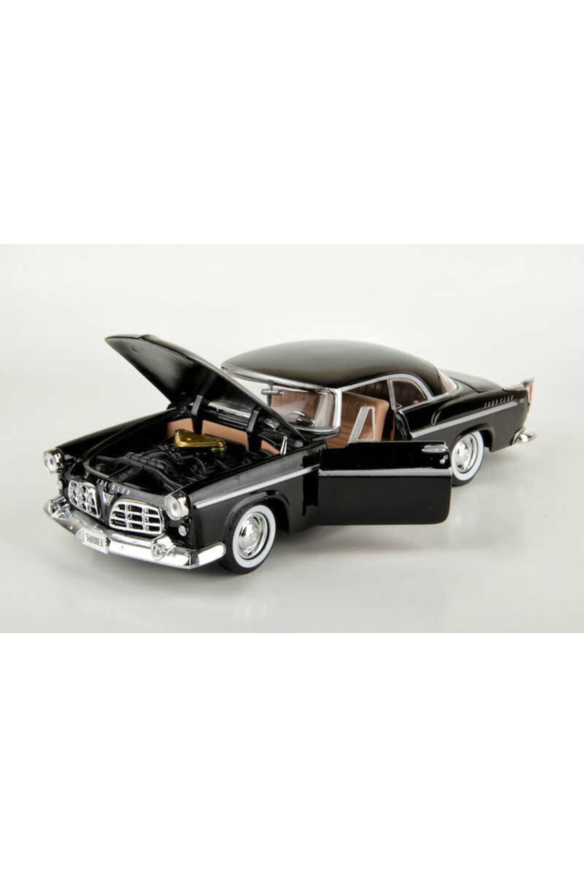 Motor Max 1:24 1955 Chrysler C300 -siyah Model Arab