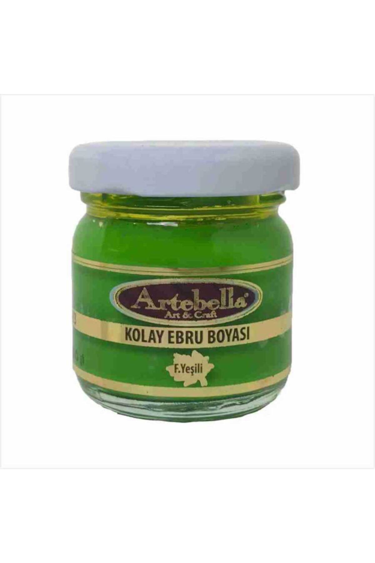 Artebella 3613 Fıstık Yeşili Kolay Ebru Boyası 40 cc
