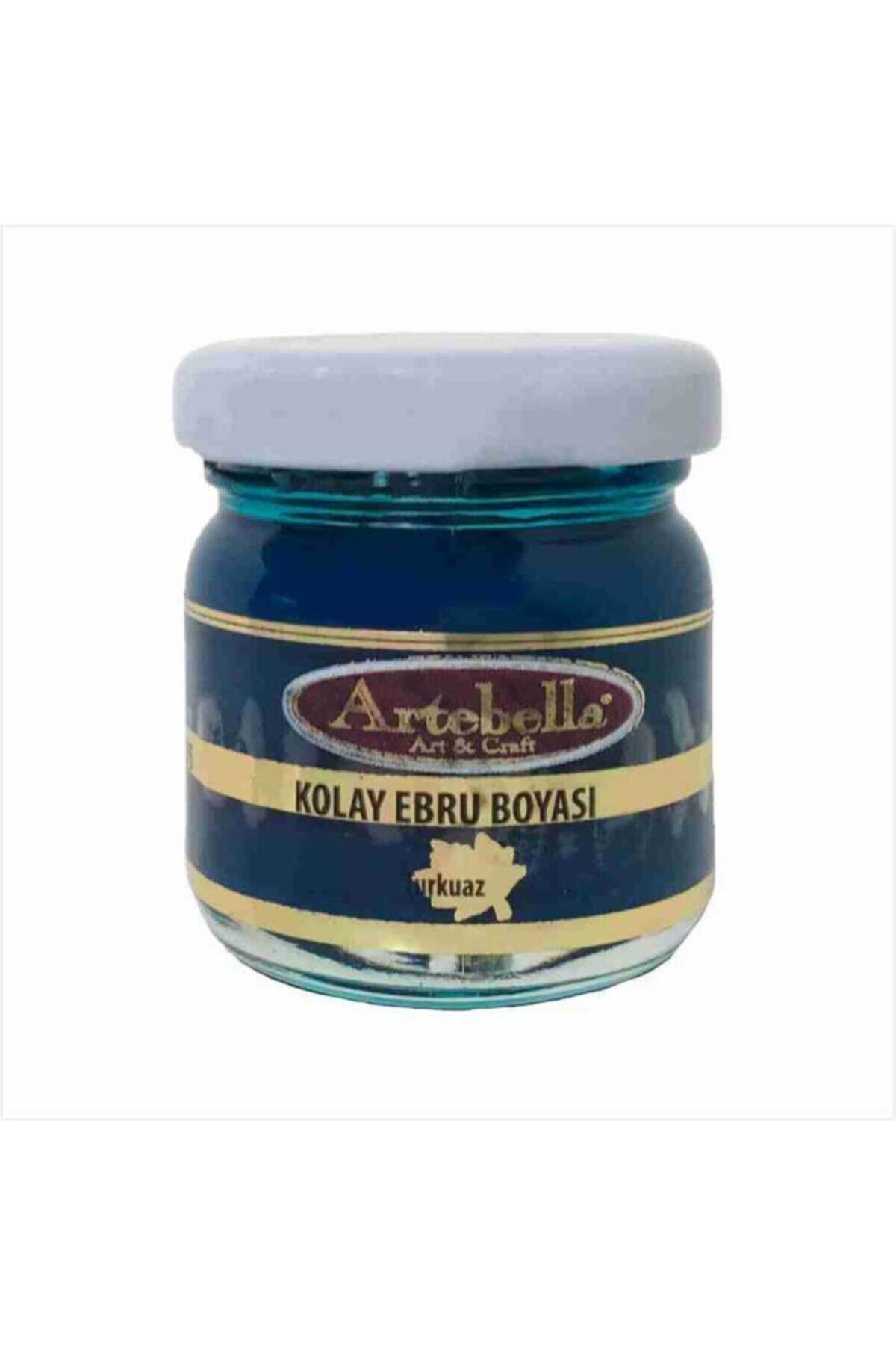 Artebella Kolay Turkuaz Ebru Boyası 36050040 40ml