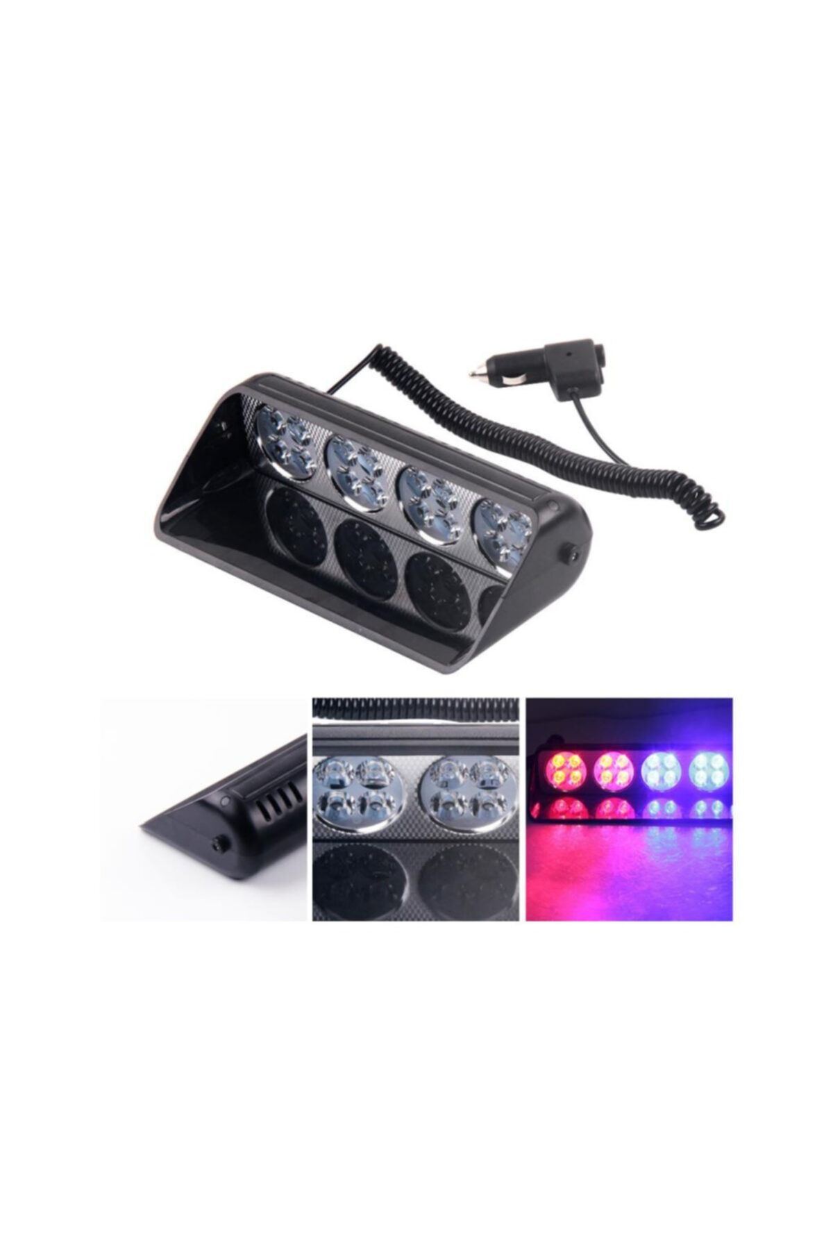 universal profesyonel cam ici cakar led lamba 16 ledli uzaktan kumandali fiyati yorumlari trendyol