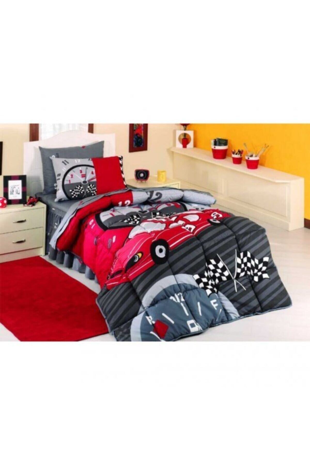 Taç Kristal Yarışçı Uyku Seti  Tek Kişilik