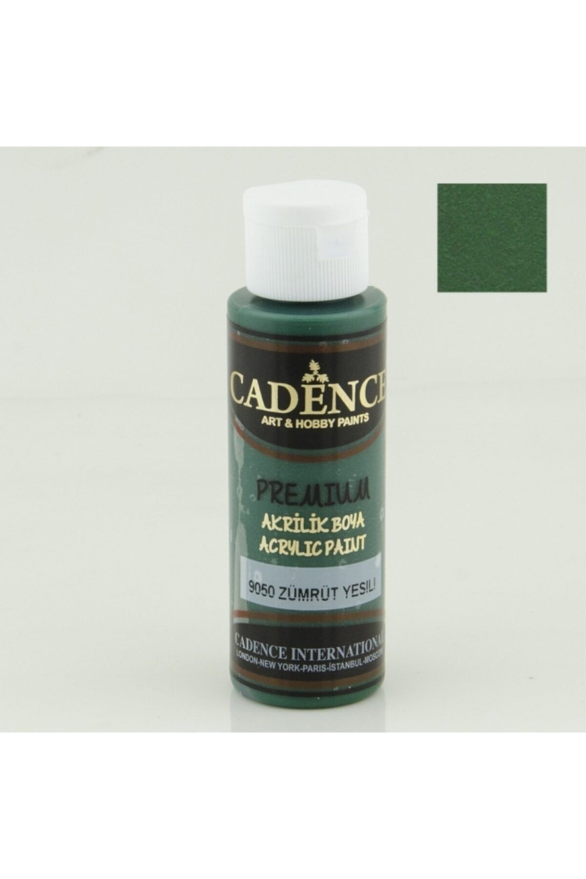 Cadence 9050 Zümrüt Yeşili - Premium Akrilik 70ml | Marmara Hobi