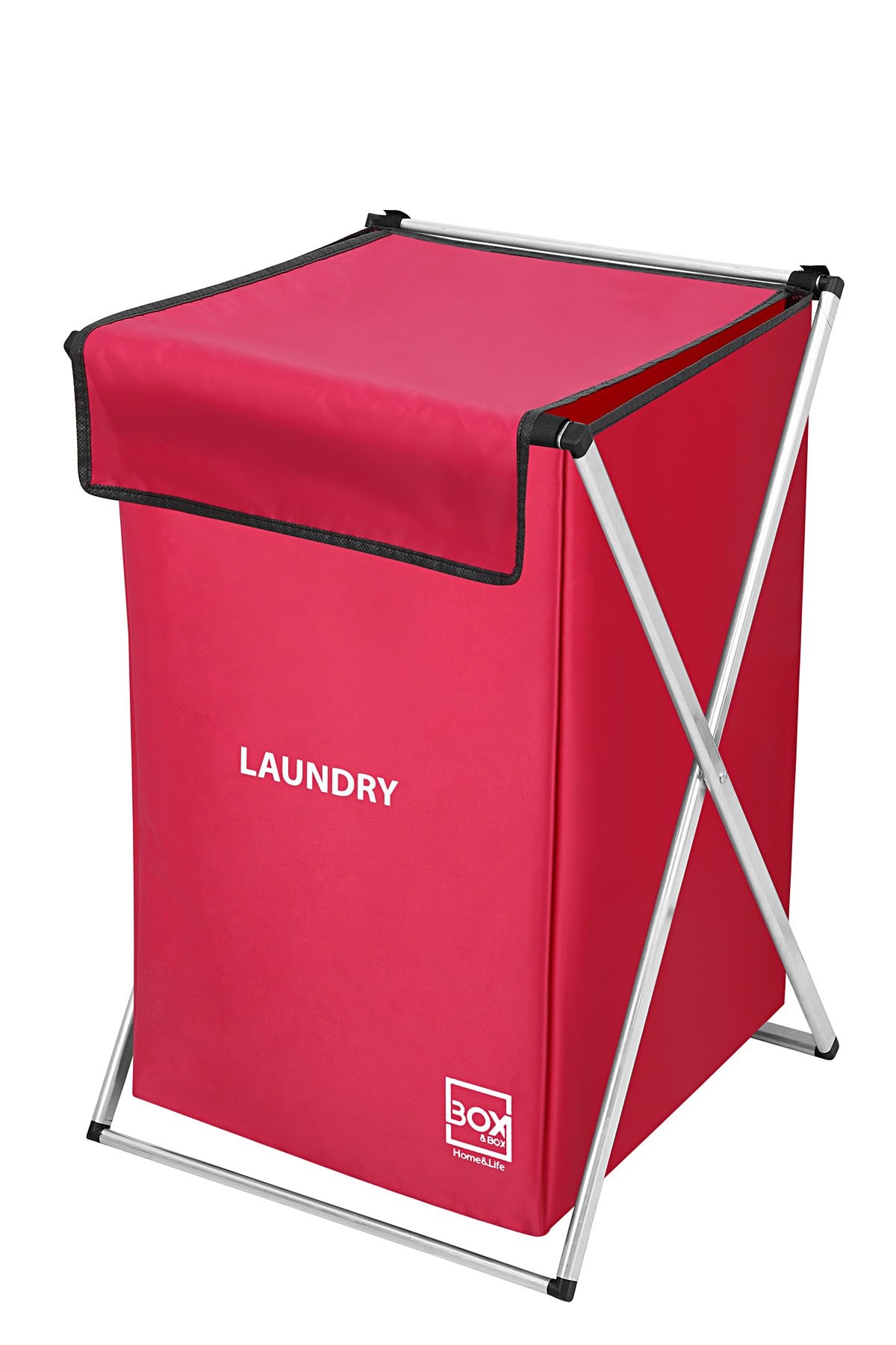 Box&Box Katlanabilir Tekli Çamaşır Sepeti - Pembe