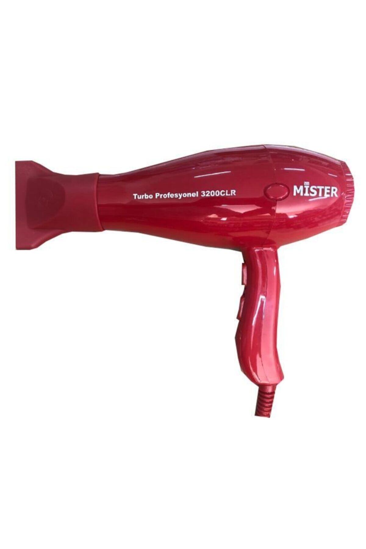 Mister Mister Fön Makinesi Turbo 2400 W Kırmızı