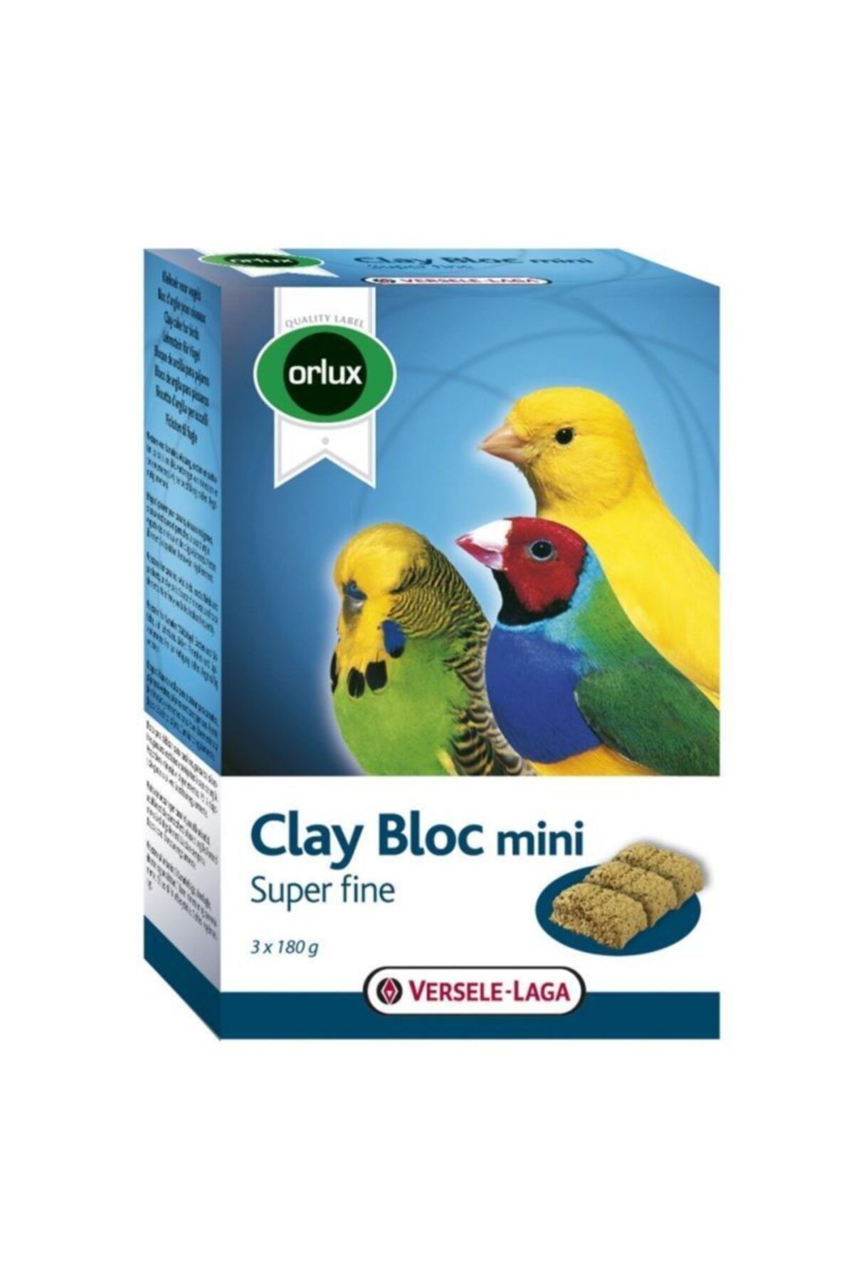 Versele Laga Orlux Clay Bloc Mini - Mineral Blok 540gr
