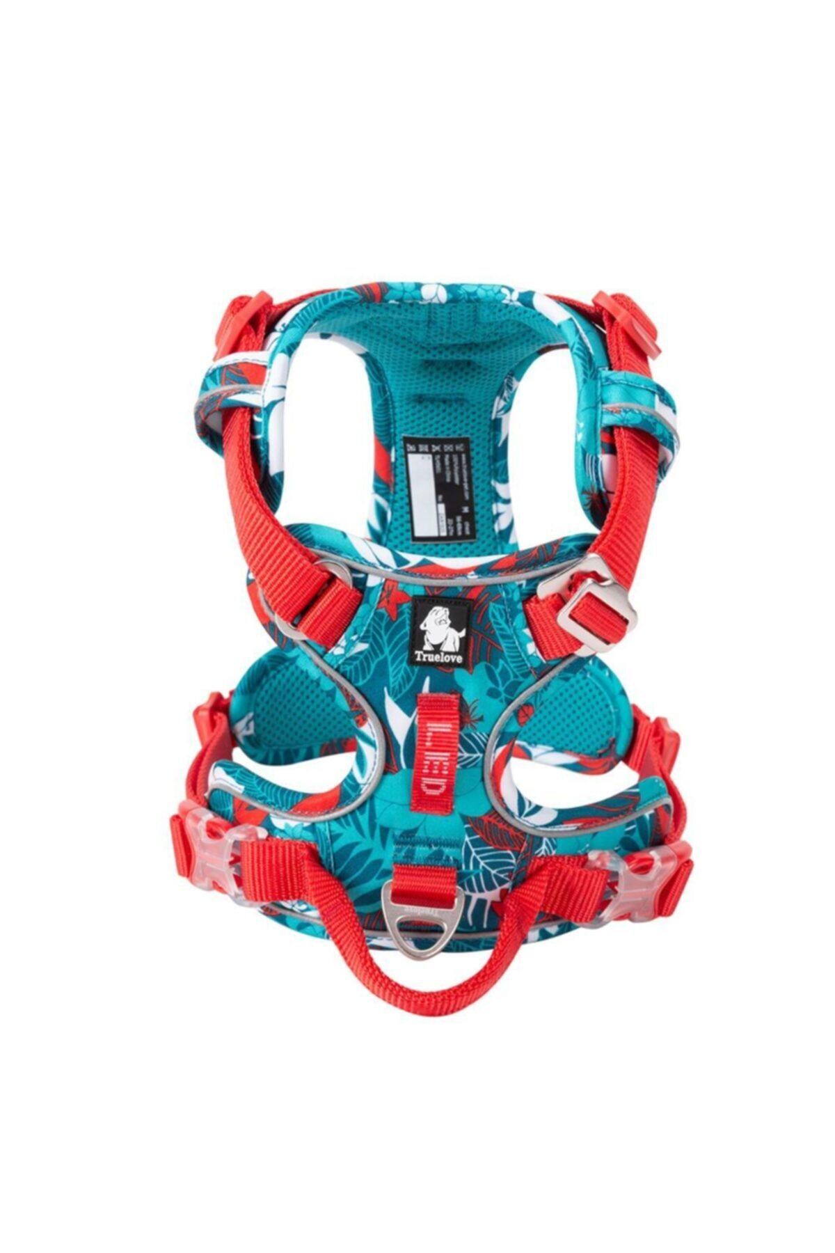 True Love Mavi Kamuflajlı, Ergonomik, Oxford Kumaşlı Göğüs Tasması-large