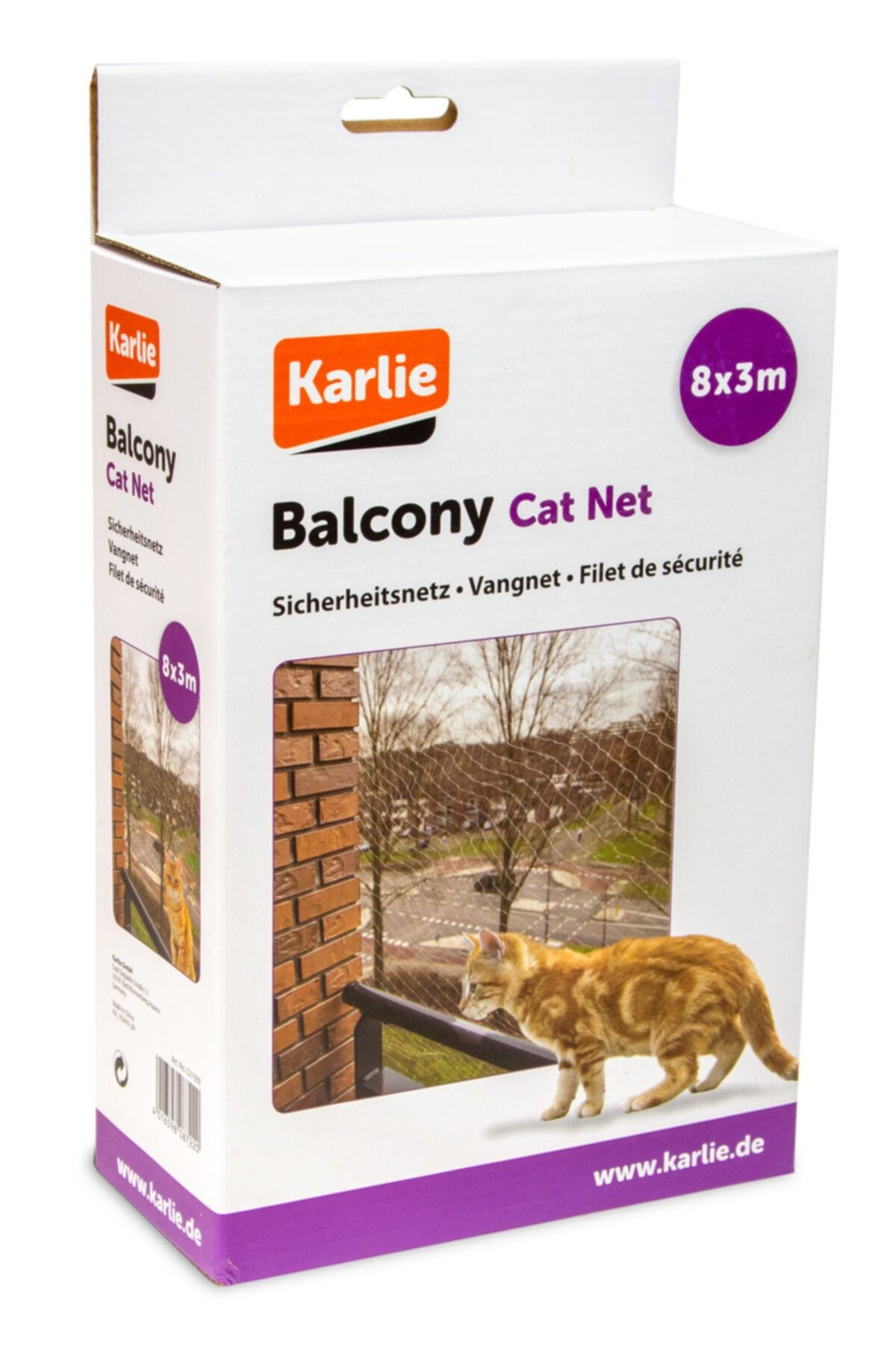 Karlie Kedi Için Balkon Ağı 8m x 3m