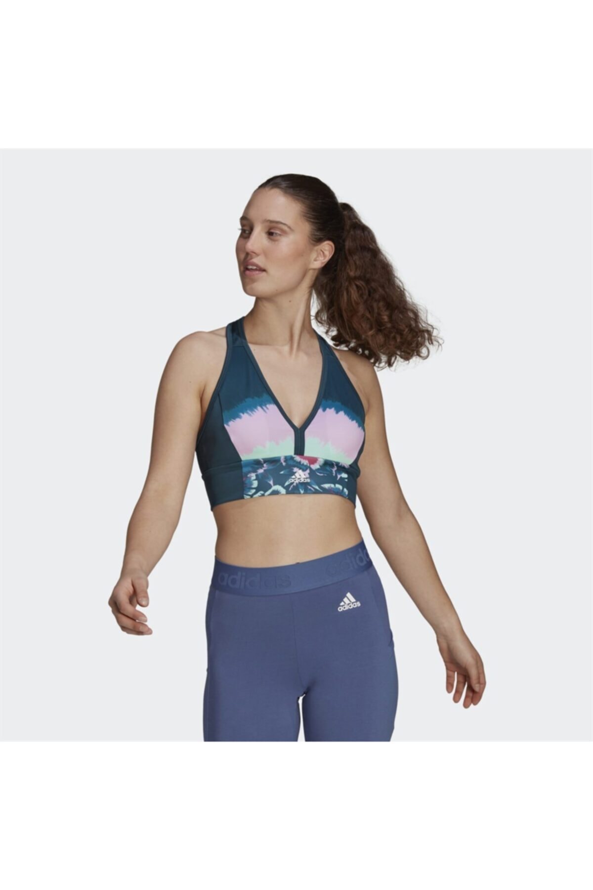 adidas Kadın Farm Rio Aeroready Print Padded Büstiyer