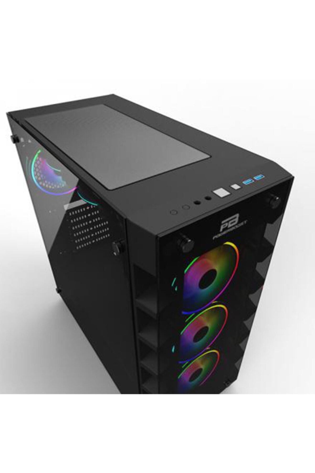 Power Boost Powerboost X59rgb Usb 3.0 Tempered Glass 4 X Rgb Fanlı Gaming Kasa