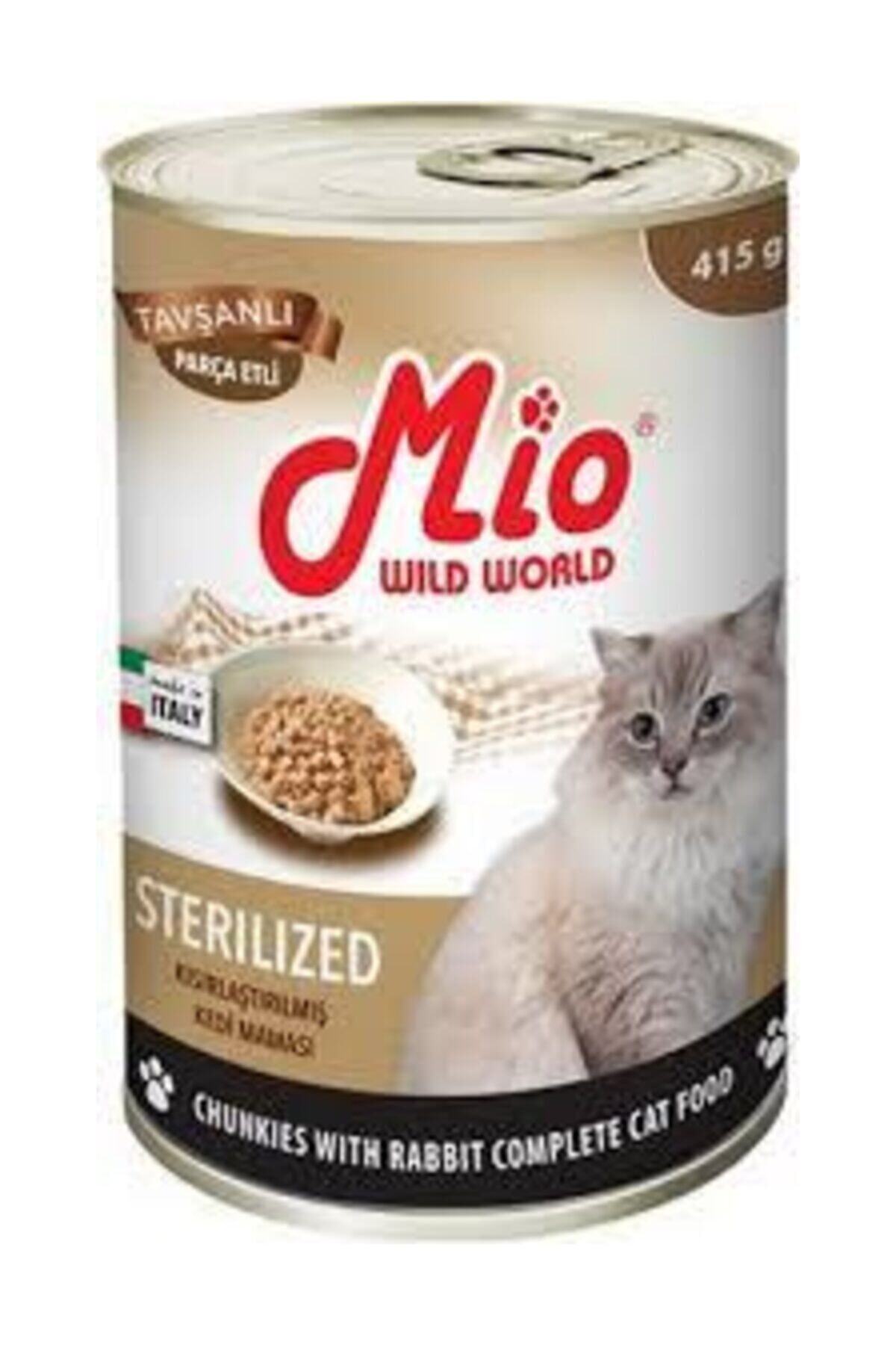MİO 6'lı Kısır Kedi Konservesi 415gr Tavşanlı Sterilised