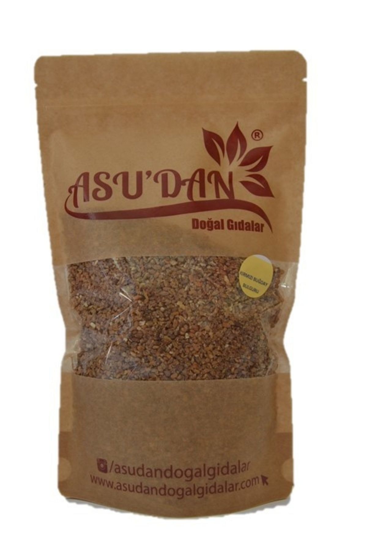 Asudan Doğal Gıdalar Kırmızı Buğday Bulguru - 500gr