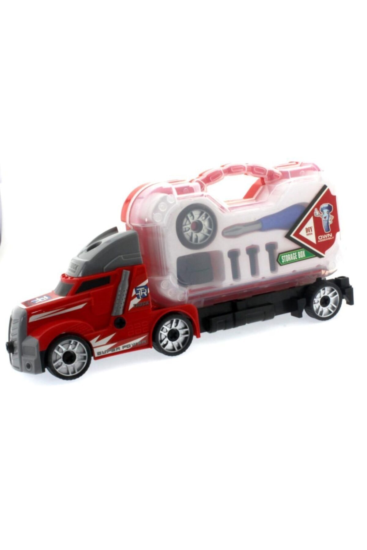 DIY Toys Sesli Işıklı Çantalı Sök Tak Kamyon