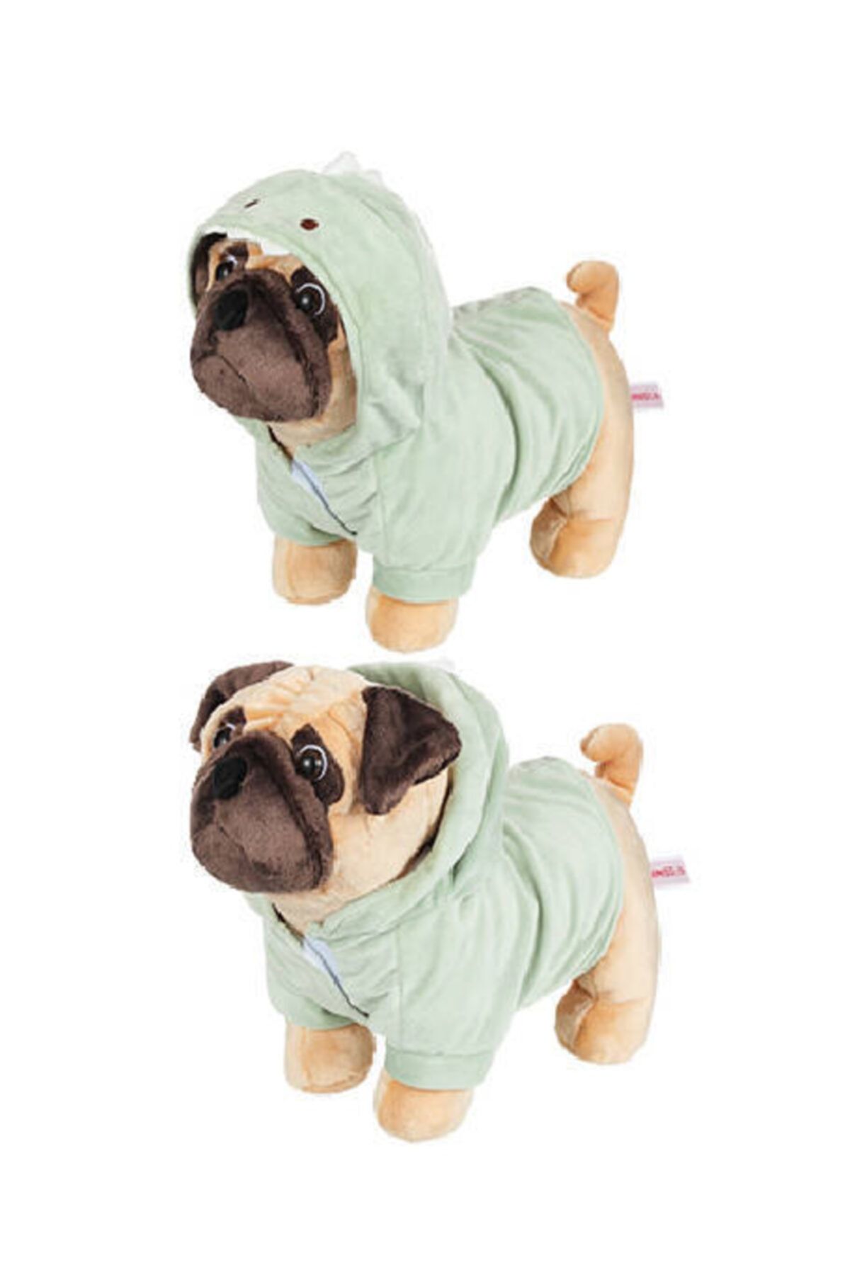 Miniso Kapşonlu Doggie Peluş Oyuncak pug Dog
