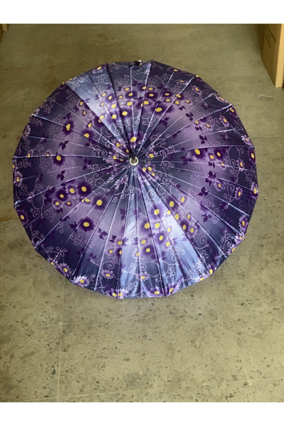 RYS LİFE 16 Telli 55cm Bastonlu Kadın Şemsiyesi
