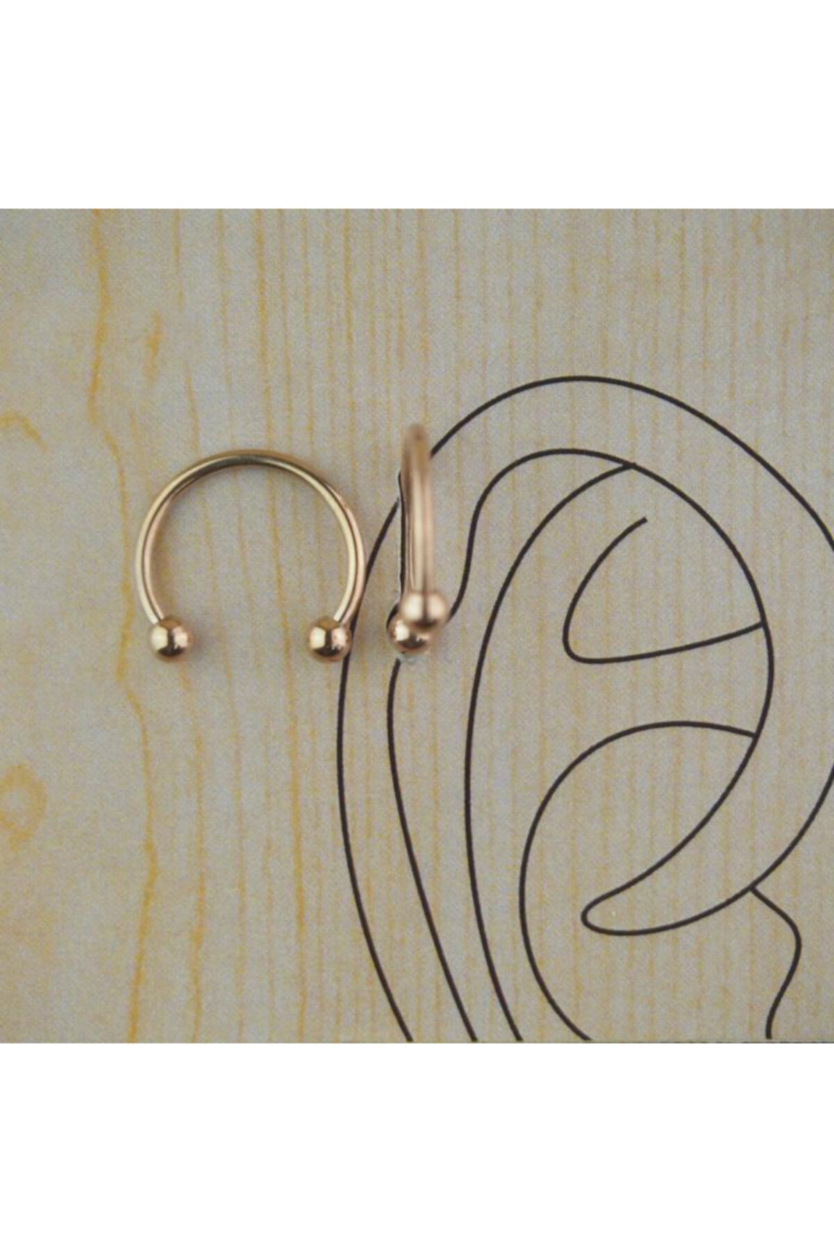 familystore 12mm Rose Halka Piercing (top:3mm)
