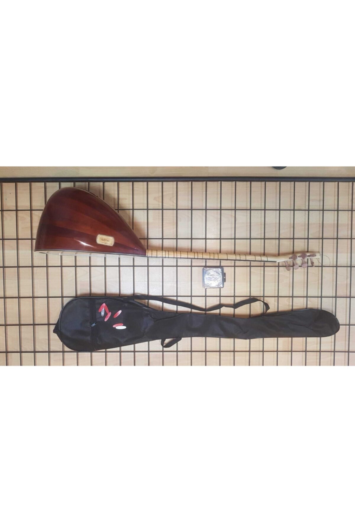 ADORA Uzun Sap Ardıç Profesyonel Bağlama Saz Kılıf Mızrap Yedek Tel