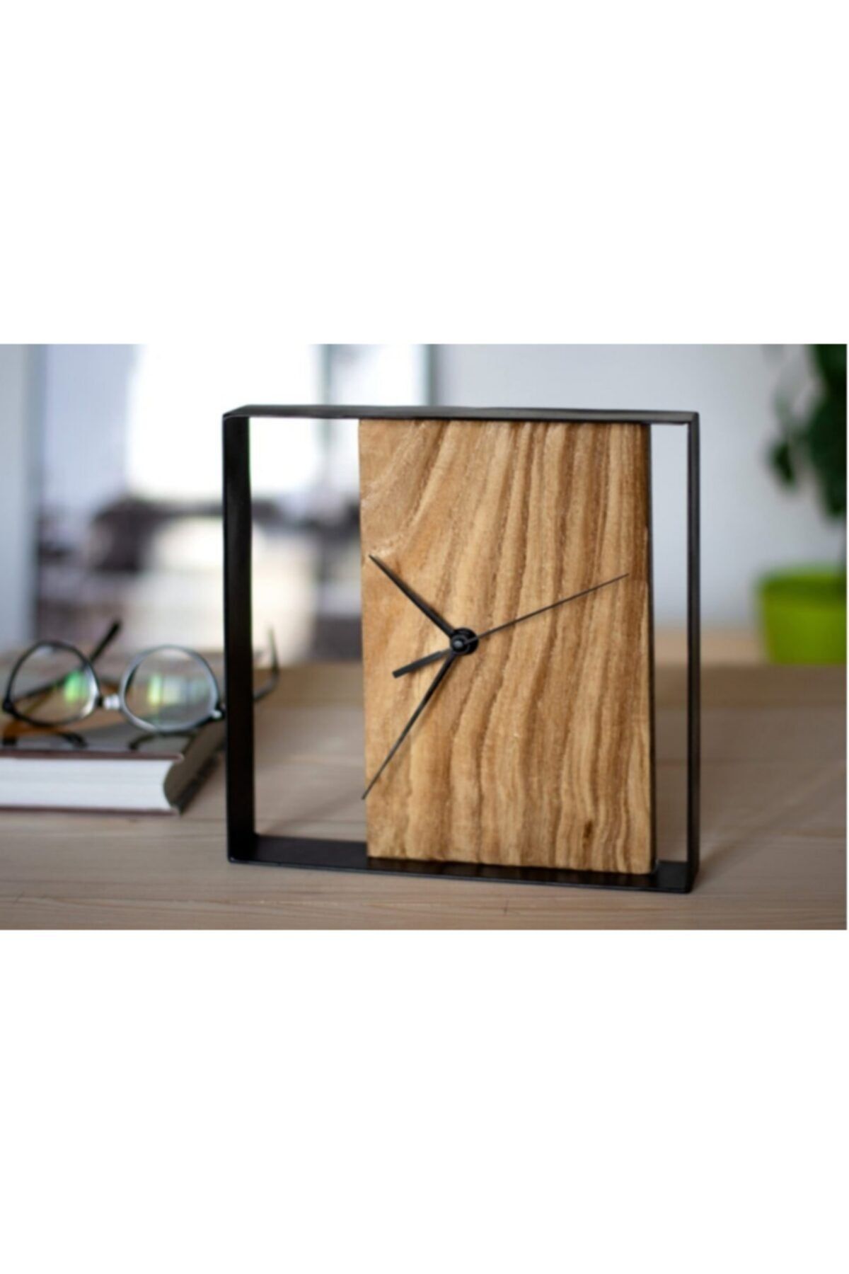 NT WATCH Wllwatch Ahşap Masa Saati 15 Cm