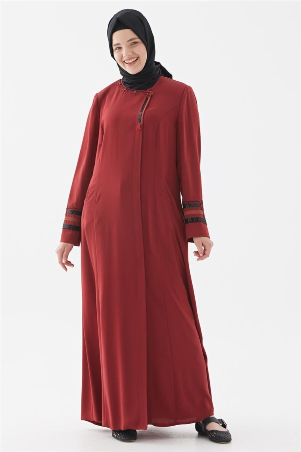 Vivencia Kadın Bordo Pardesü 720yprd70167-45