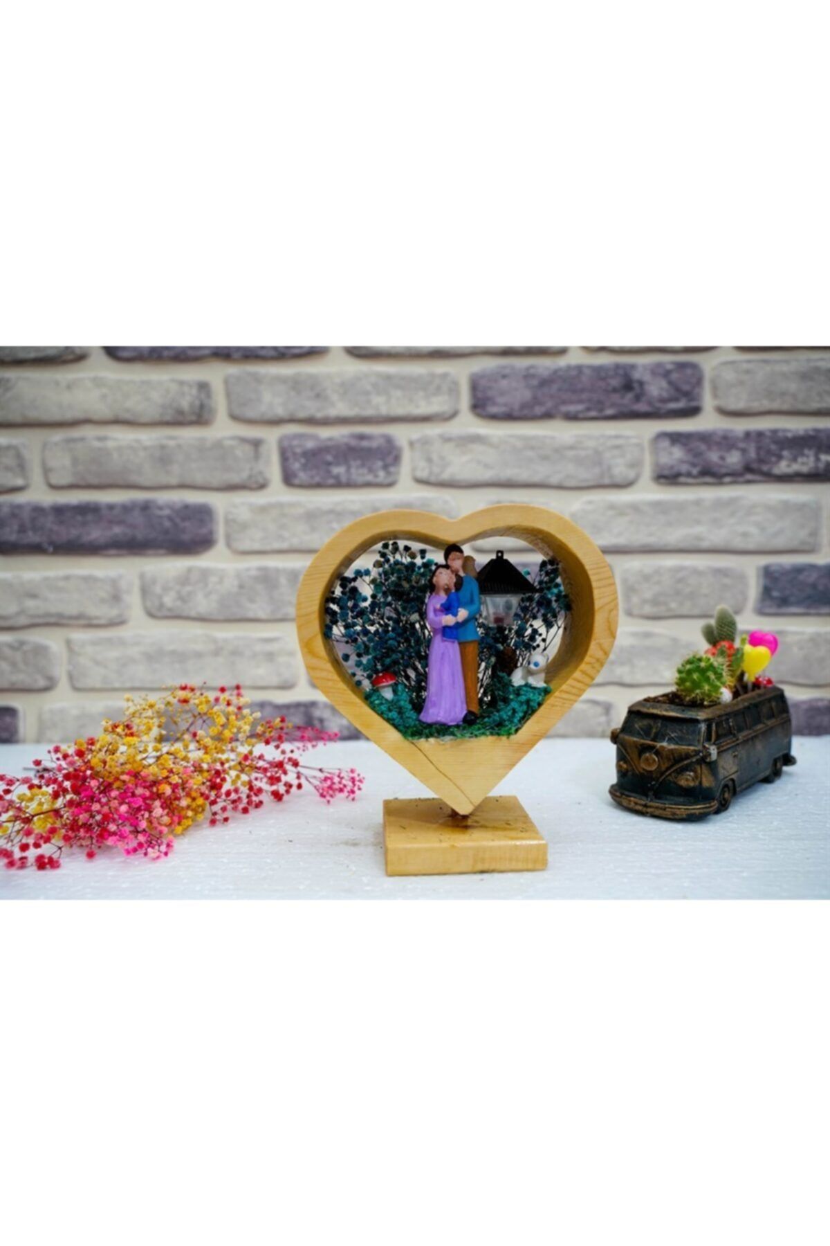 Mefu Home Aile Erkek Çocuk Temalı Işıklı Figürlü Teraryum
