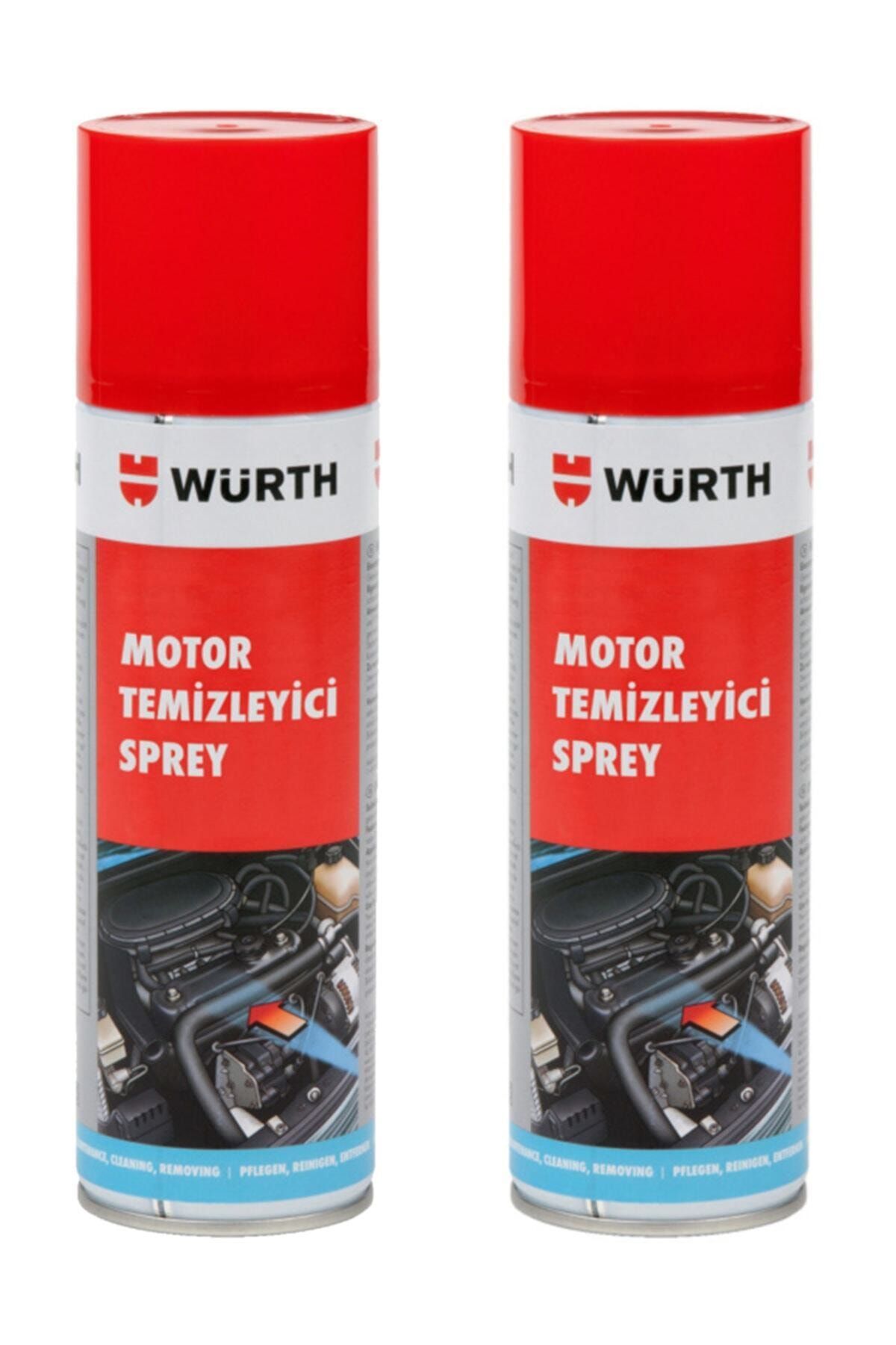 Würth 2x Motor Temizleyici Sprey 500 Ml (su Gerekmez)