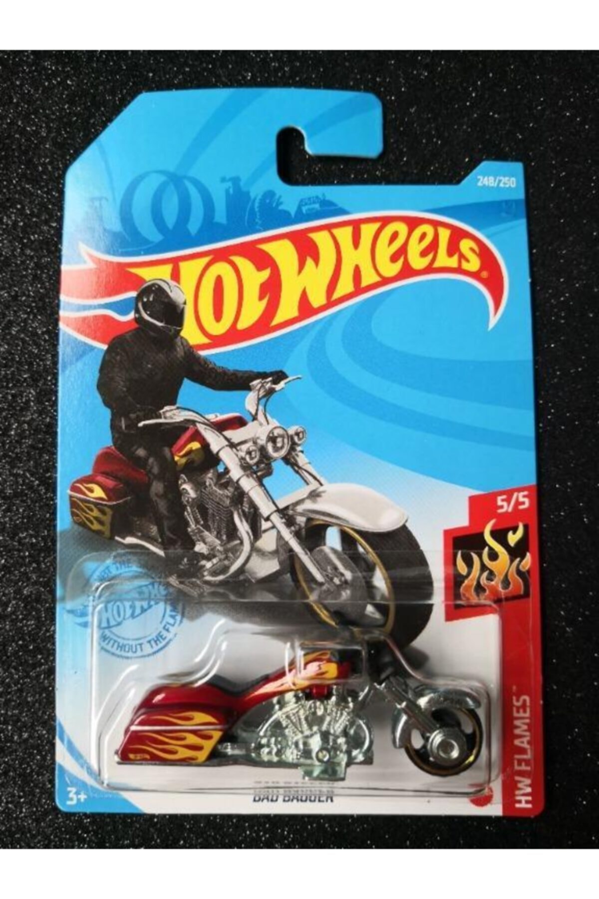HOT WHEELS Flames Bad Bagger Motor Özel Seri