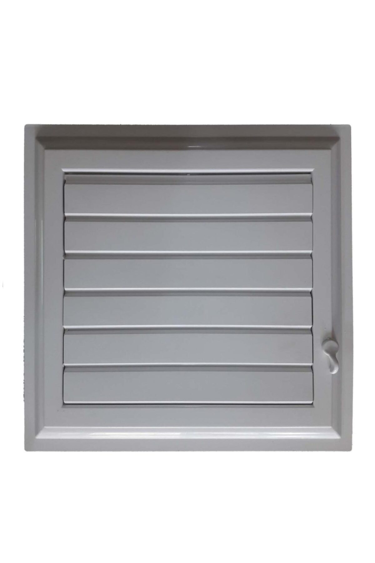 SadeM Plastik Menfez 65x65 Yapışkan Bantlı Beyaz