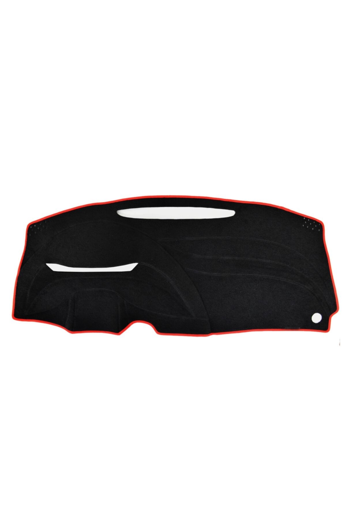 Oto Aksesuarcım Honda Civic 2005-2011 3d Torpido Halısı Koruyucu Örtü Siyah Kırmızı Uyumlu