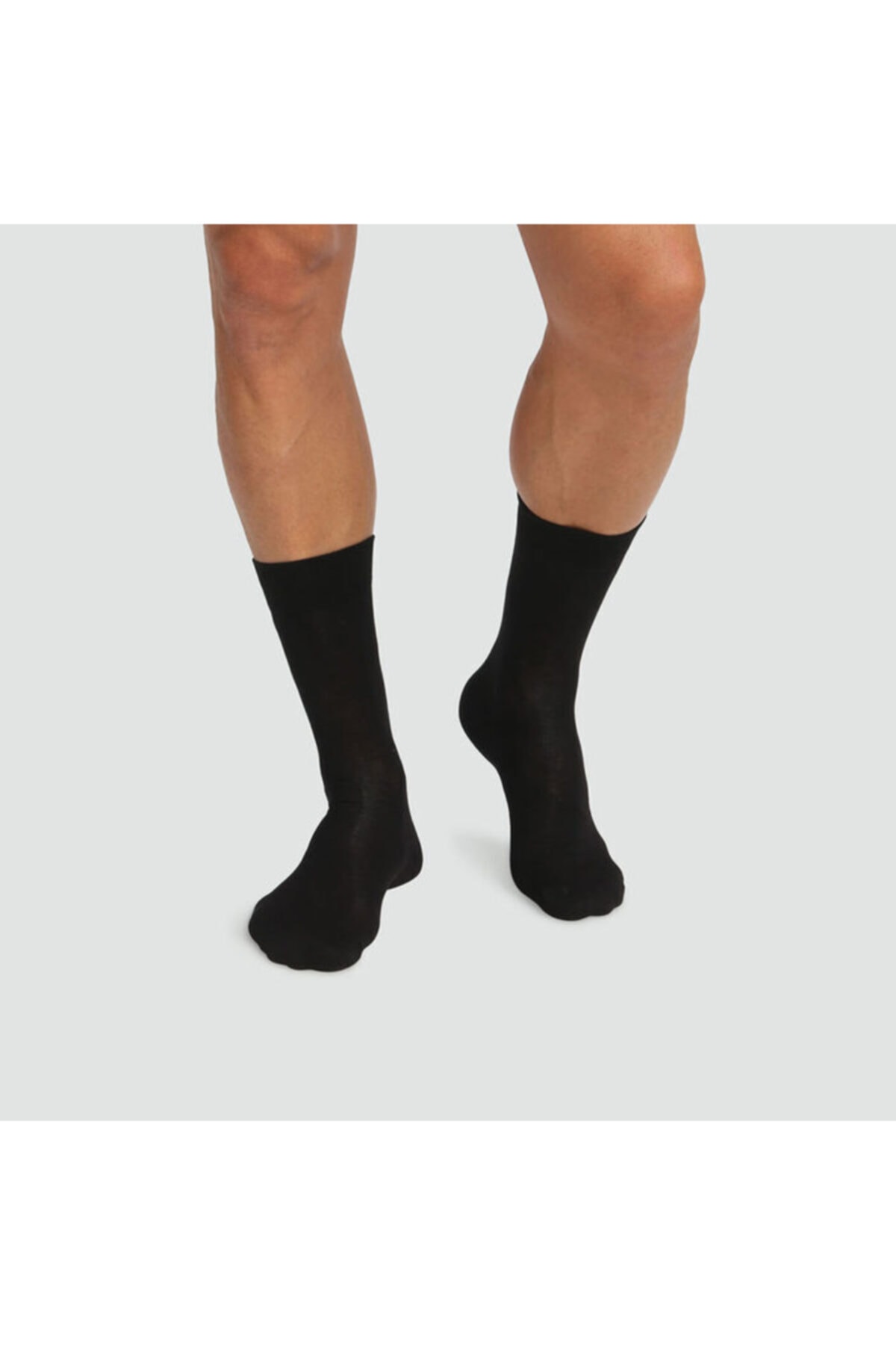 Feseme Socken 3'lü Paket Uzun Konç Çorap Orta Kalın Yumuşak