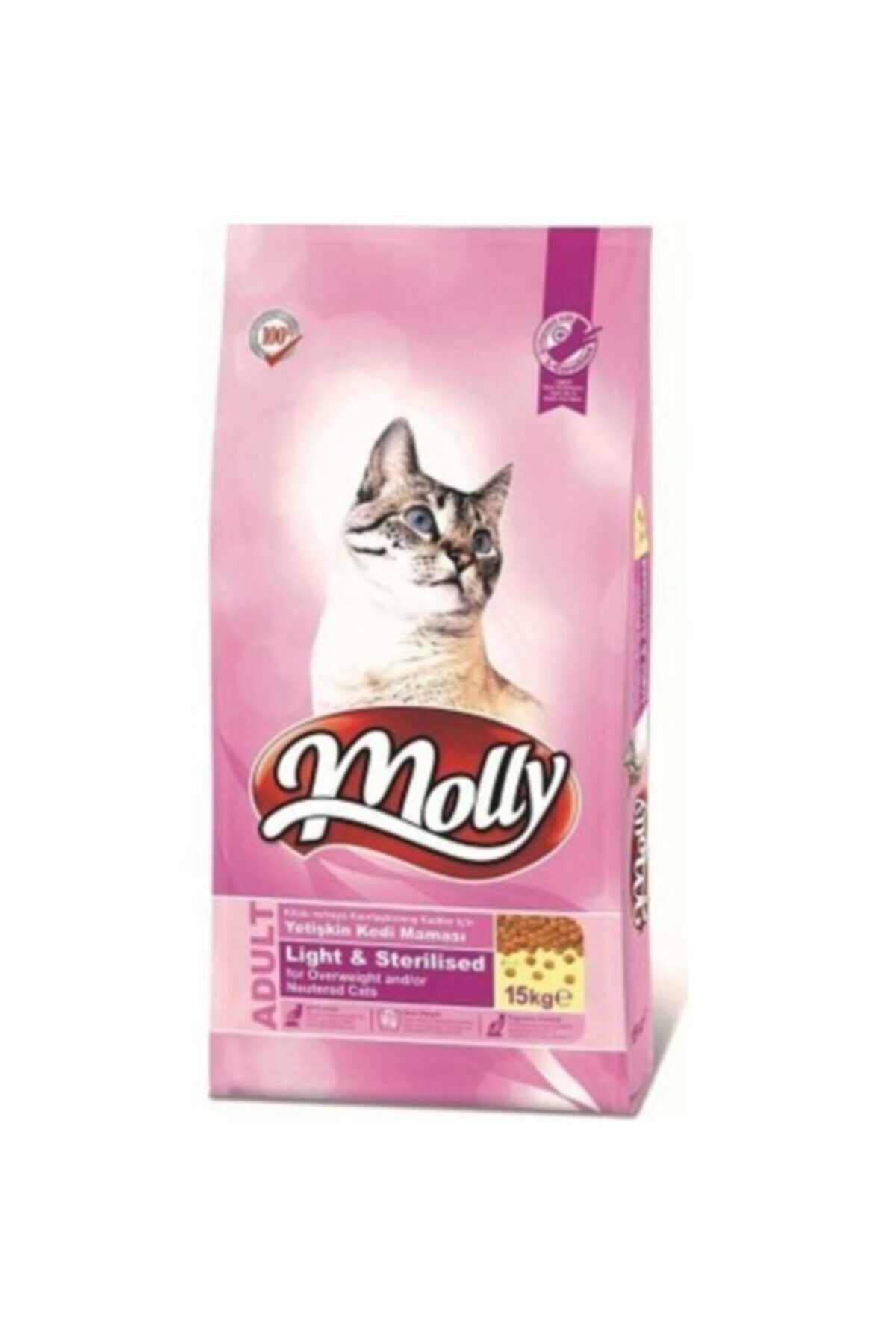 Molly Sterilised Tavuklu Kısırlaştırılmış Kedi Maması 15 Kg