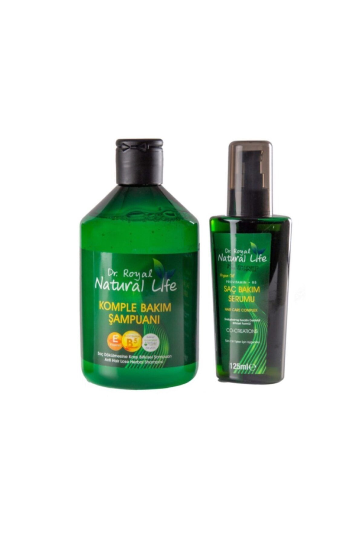 Dr.Royal Natural Life Saç Bakım Seti Tüm Saç Tipleri Için Saç Dökülme Karşıtı Şampuan + Saç Bakım Serumu
