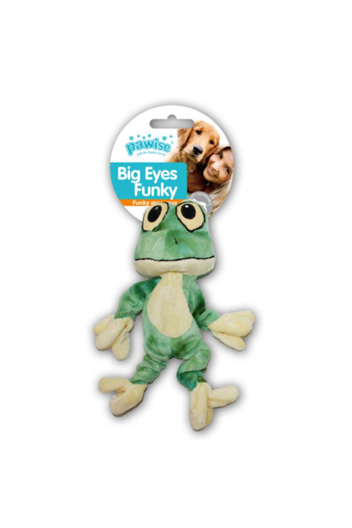 HİLALSHOP Pawise Big Eyes Funky Frog Peluş Oyuncak 29 Cm