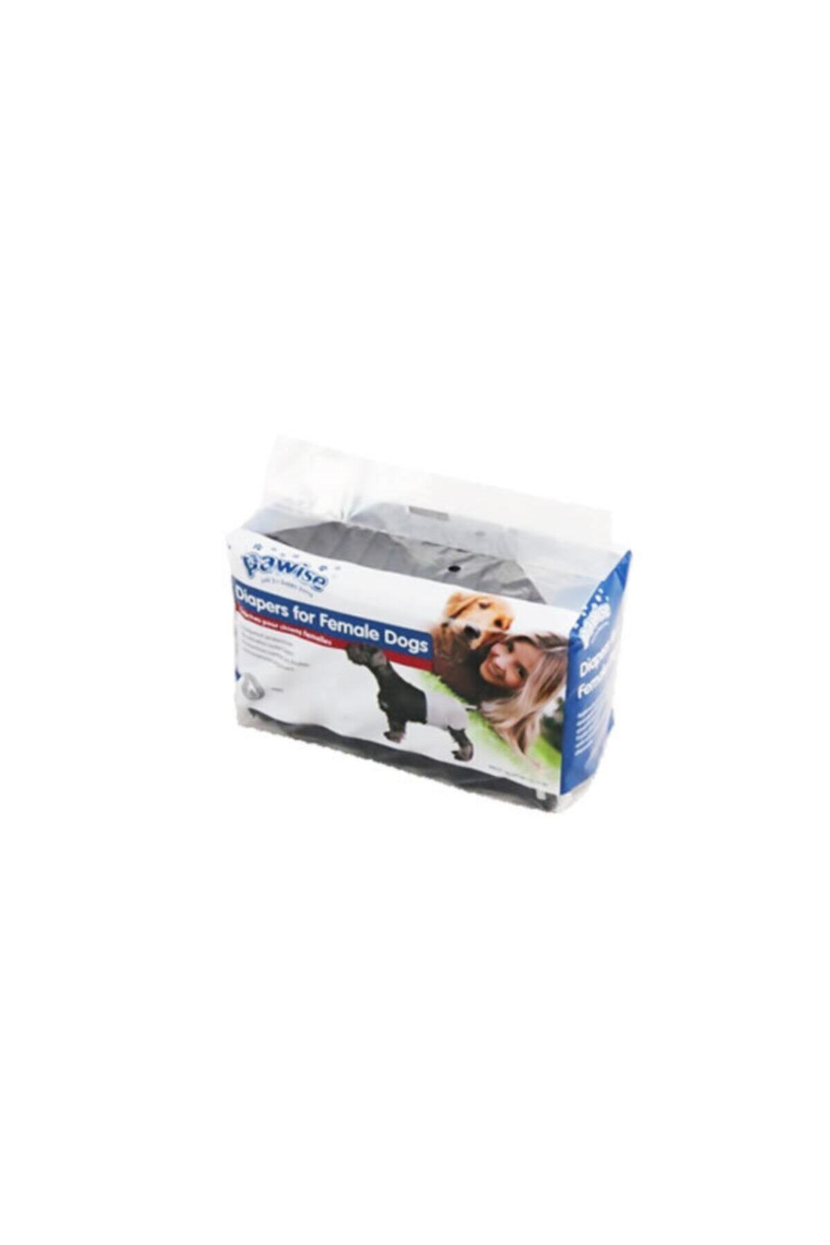 HİLALSHOP Pawise Köpek Alt Bağlama Bezi M Boy Siyah 12 Adet