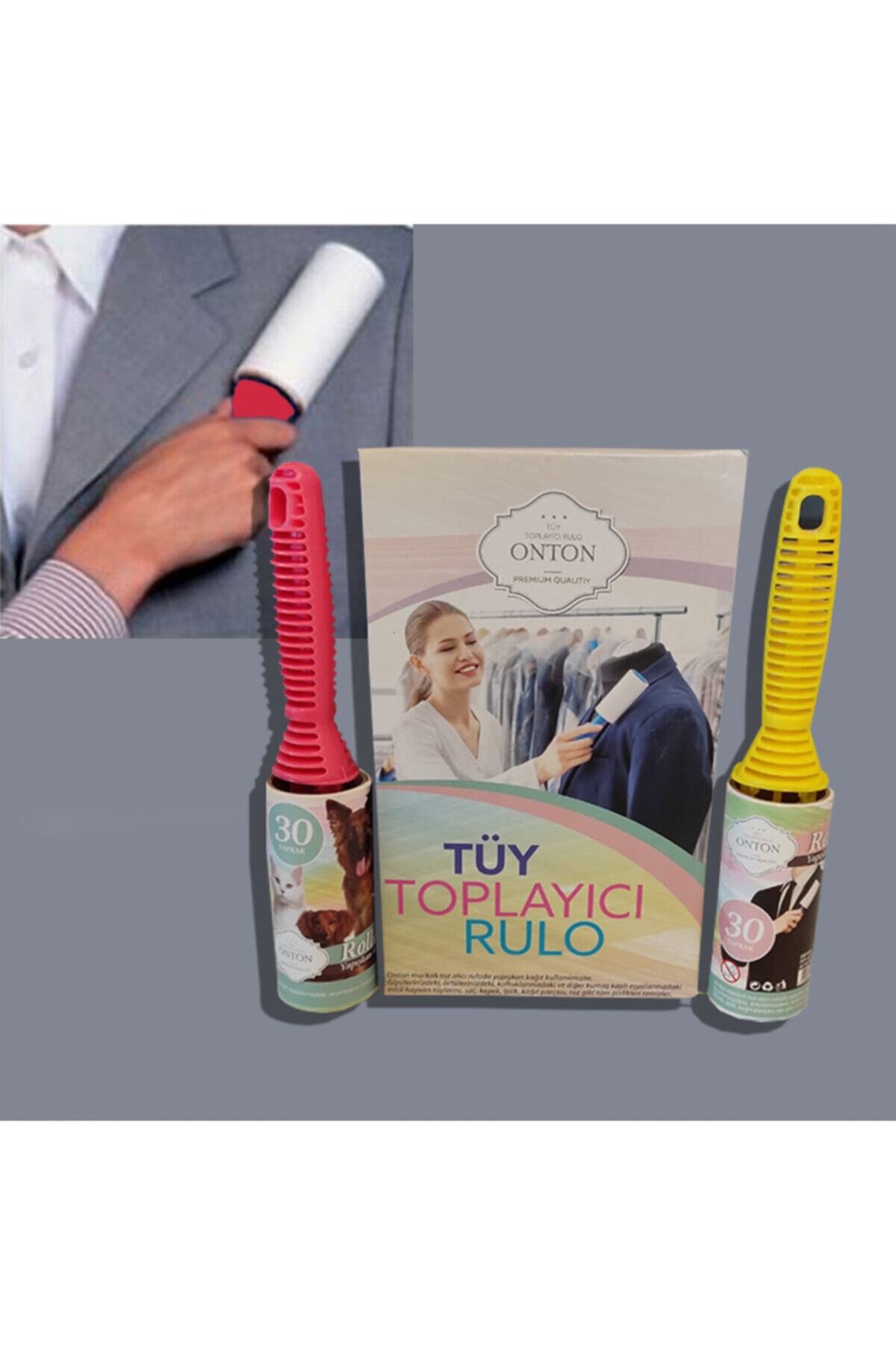 HİLALSHOP Tüy Toplama Rulosu 30 Yaprak 12 Li