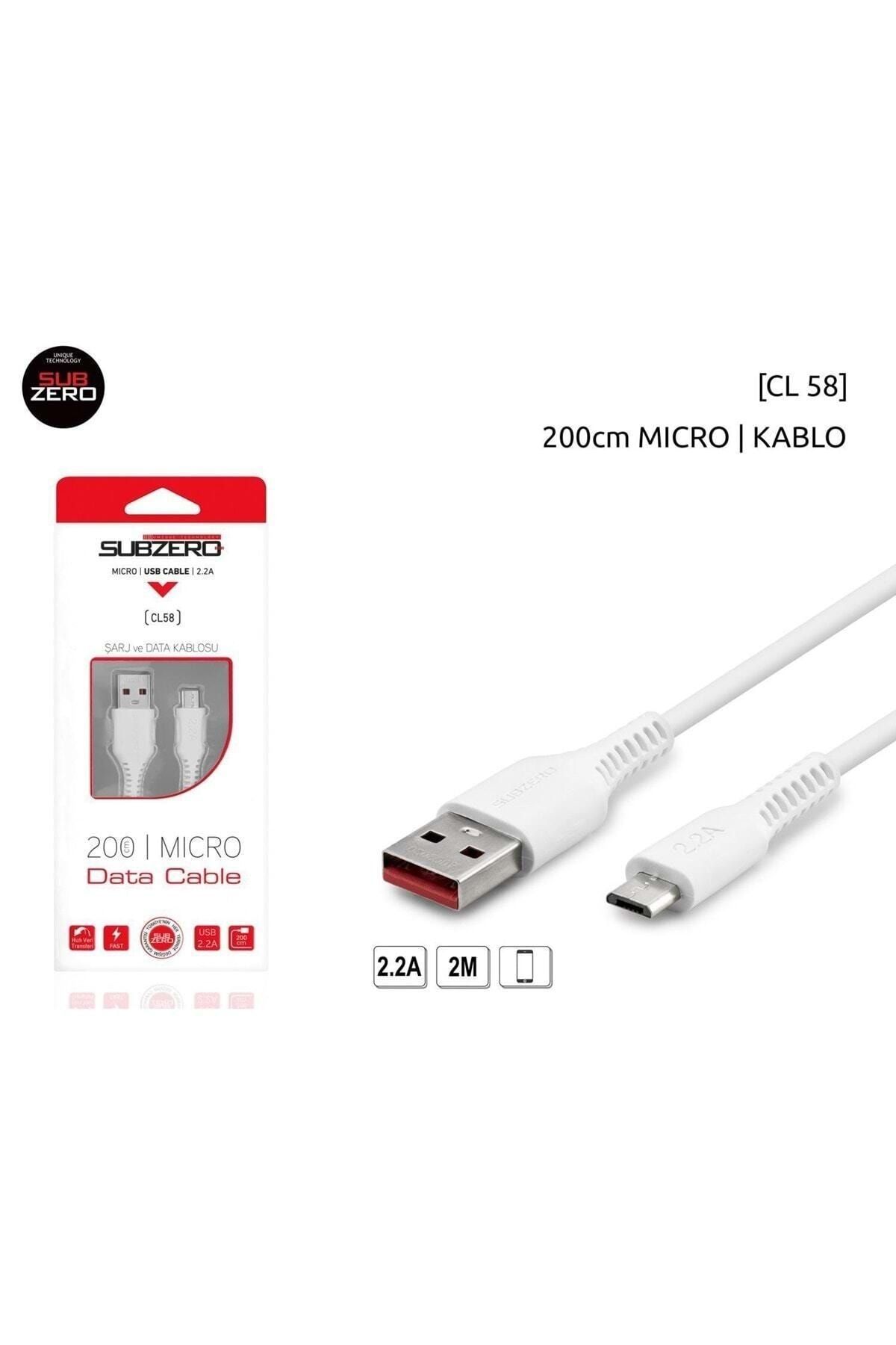 Subzero Cl58 Mıcro 200cm Şarj Kablosu
