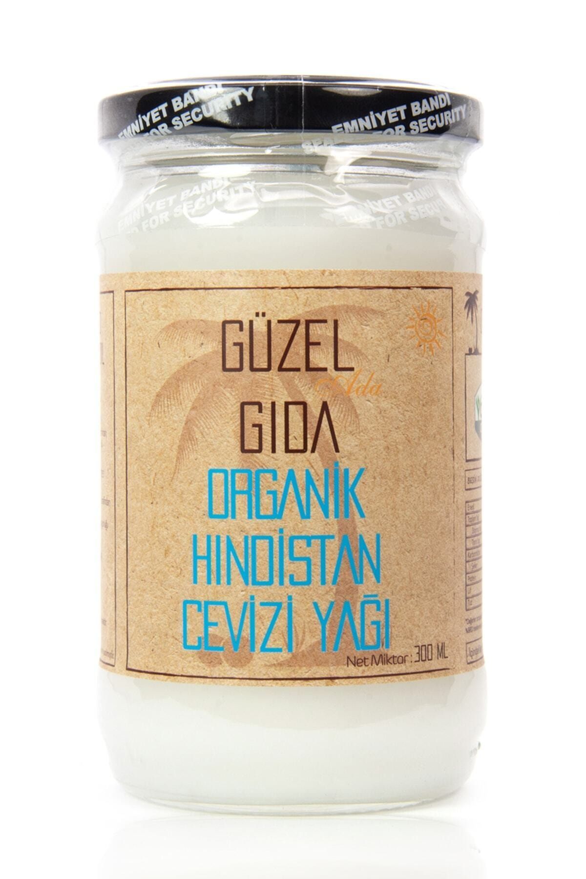 Güzel Ada Gıda Organik Hindistan Cevizi Yağı Soğuk Sıkım 300 ml