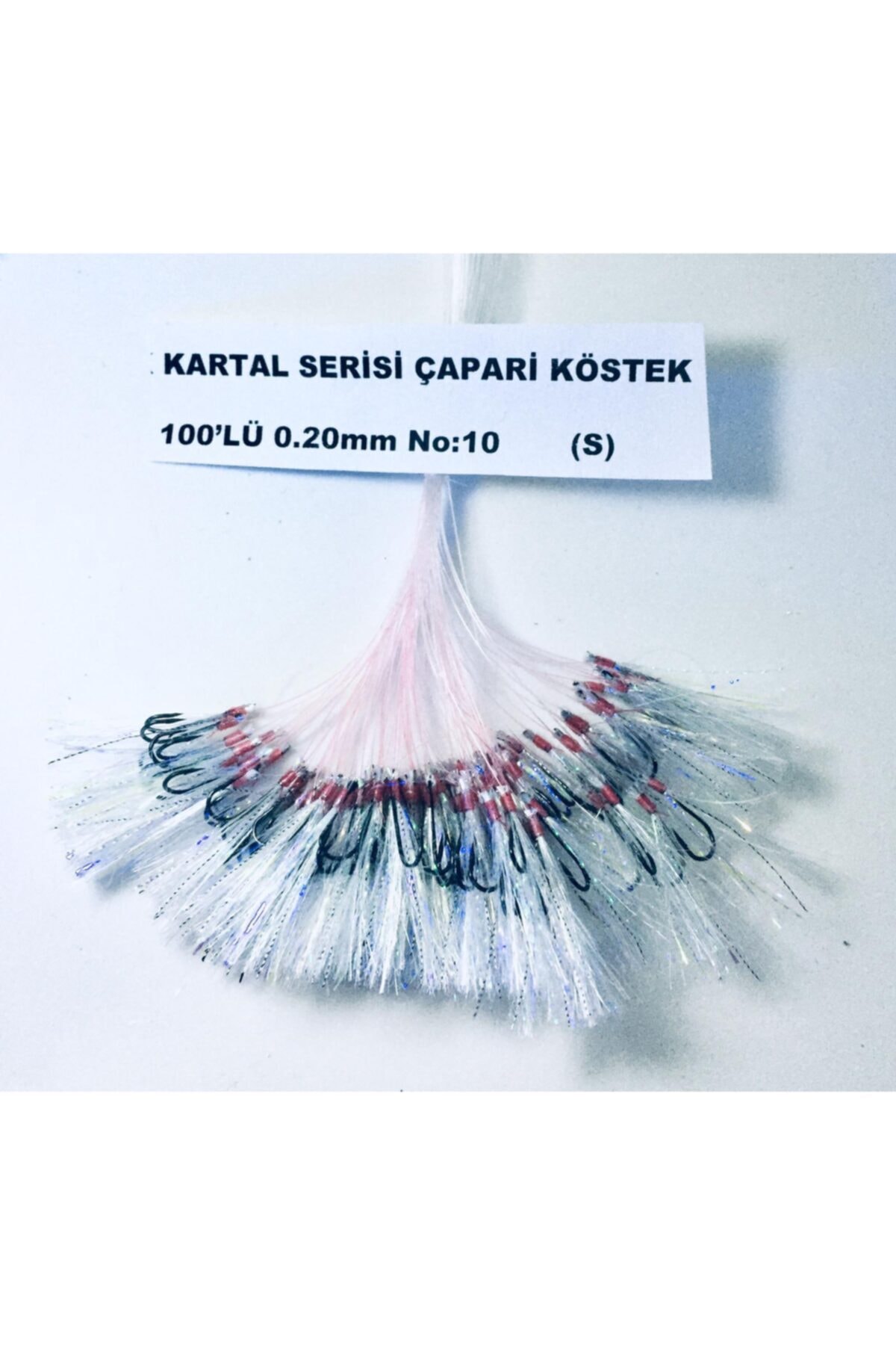 Sinarit Kartal Serisi Özel Çapari Köstek 100'lü ,no:10 ,0.20mm Siyah Iğne