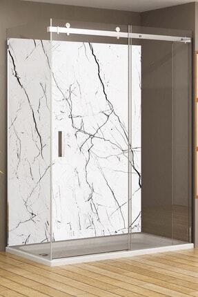 Suya Dayanıklı Mutfak Banyo Zemin Beton Fayans Yapışkanlı Folyo Kaplama 70x300cm Image 0
