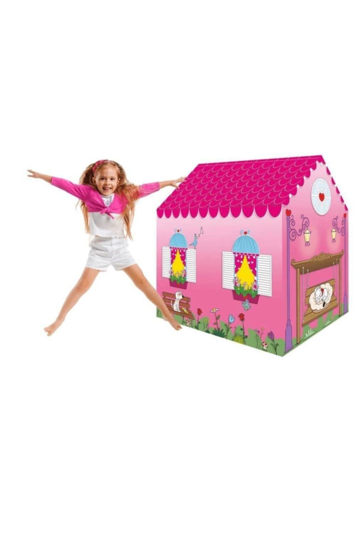 BEREN Peri Kızı Çadır Kız Çocuk Pembe Oyun Çadırı