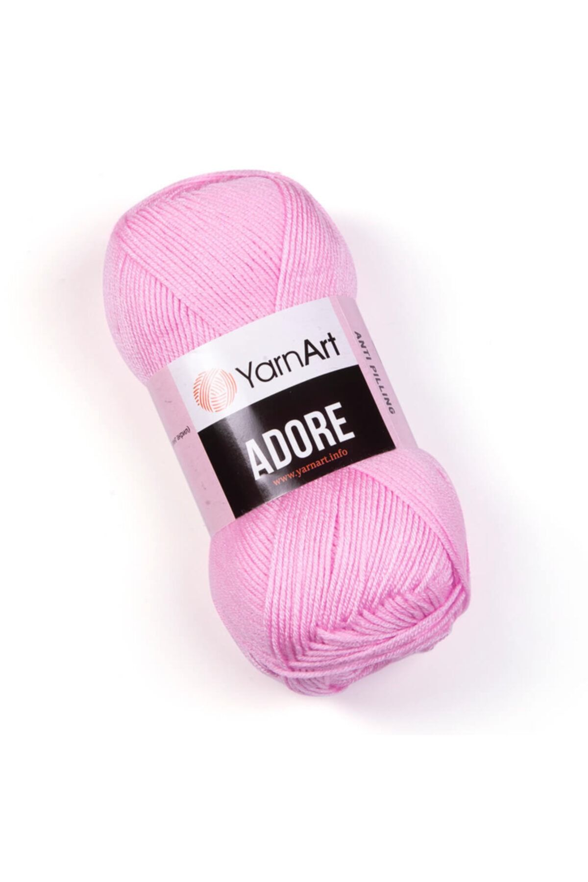 NevAvm Yarnart Adore Anti Pillig (tüylenmeme) El Örgü Ipliği Pembe 100 Gram 280 Metre)