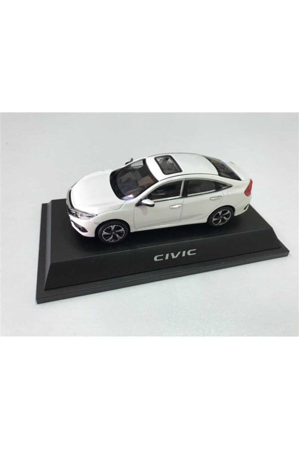 Dekis Garaj Beyaz Honda Civic Sedan Fc5 Model Araba Diecast