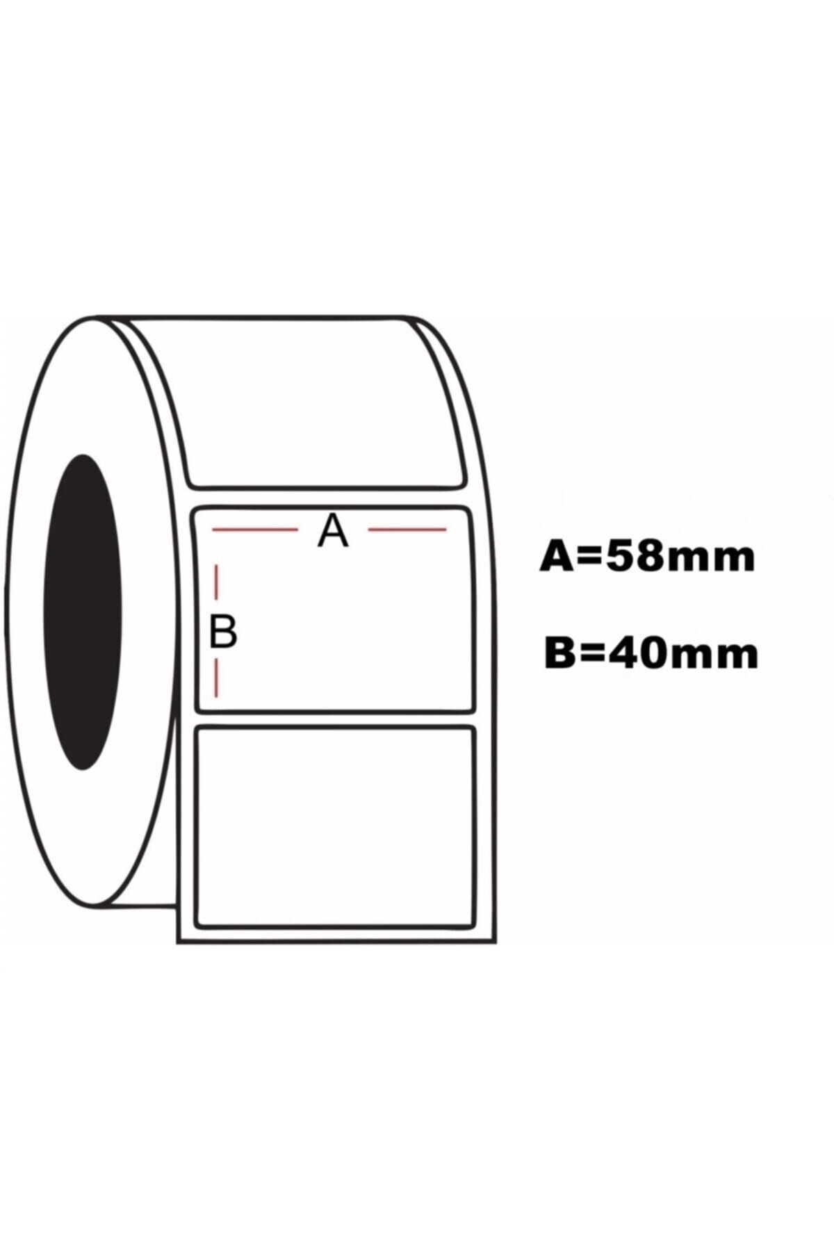SELES Termal Barkod Etiketi 40x58 Mm