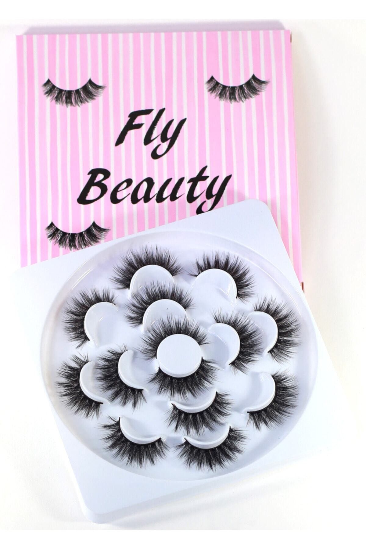 By Fly Beauty 7'li Yoğun Aralıklı Ipek Takma Kirpik Model: Ada