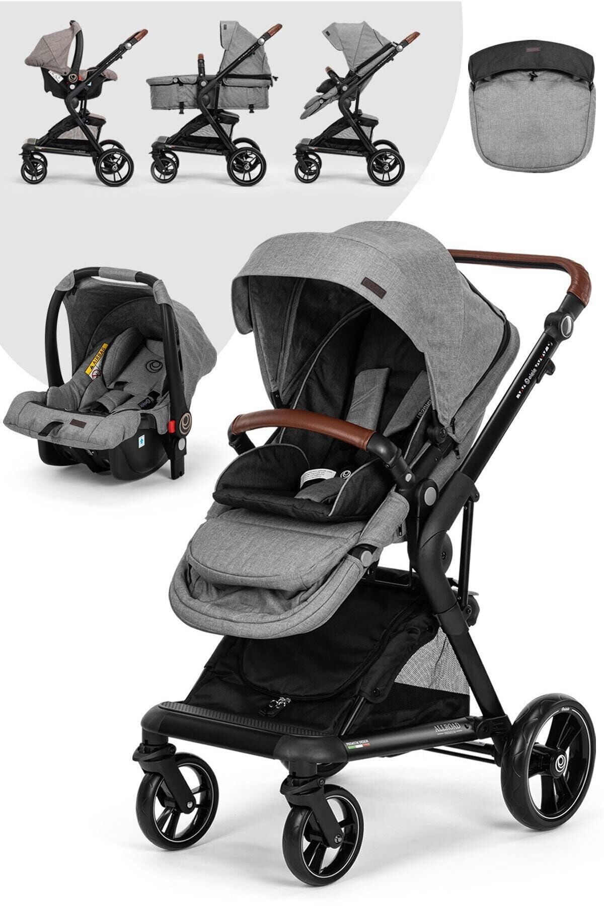 Elele Allroad 2 Travel Sistem Bebek Arabası Gri