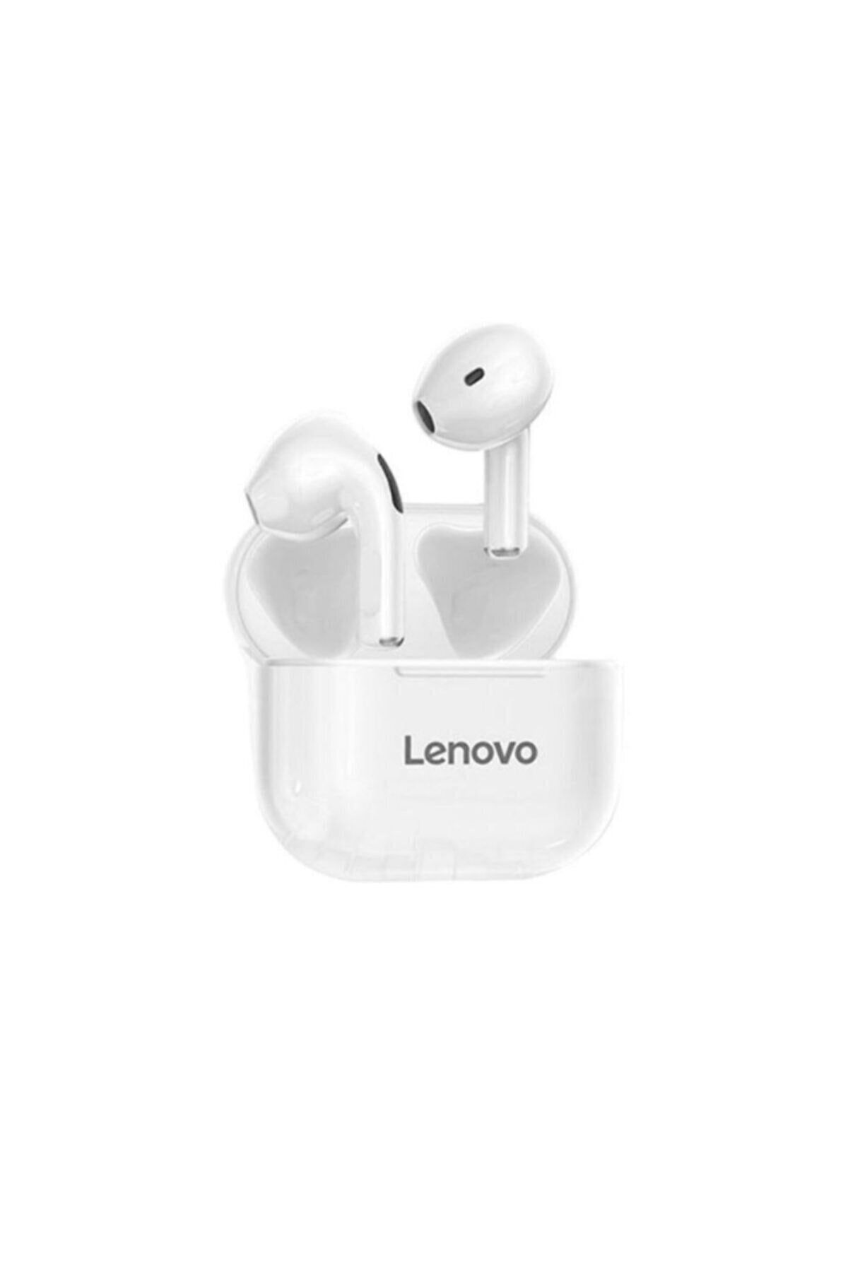 ETEKNOMARKETİM Lenova Lp40 Uyumlu Bluetooth Kulaklık-beyaz