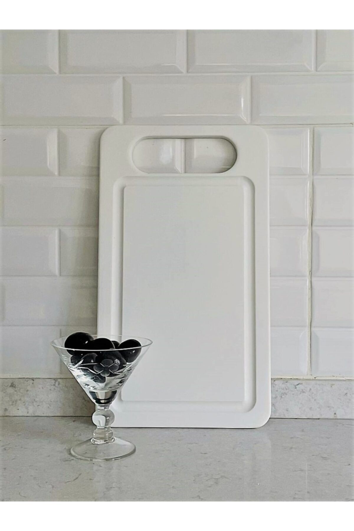 cormia - Kesme Ve Sunum Tahtası - Beyaz - 35cm X 20cm - Corian - 110160111921